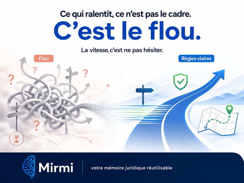 Ce qui ralentit vraiment une organisation, ce n’est pas le cadre.