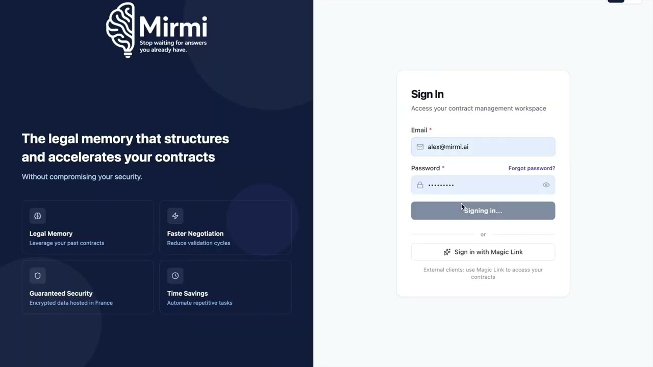 Preview of the Mirmi video demo